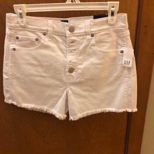 White Gap denim shorts - NWT